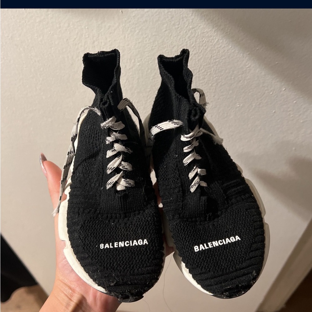 Toddlers balenciaga speed lace up sneakers